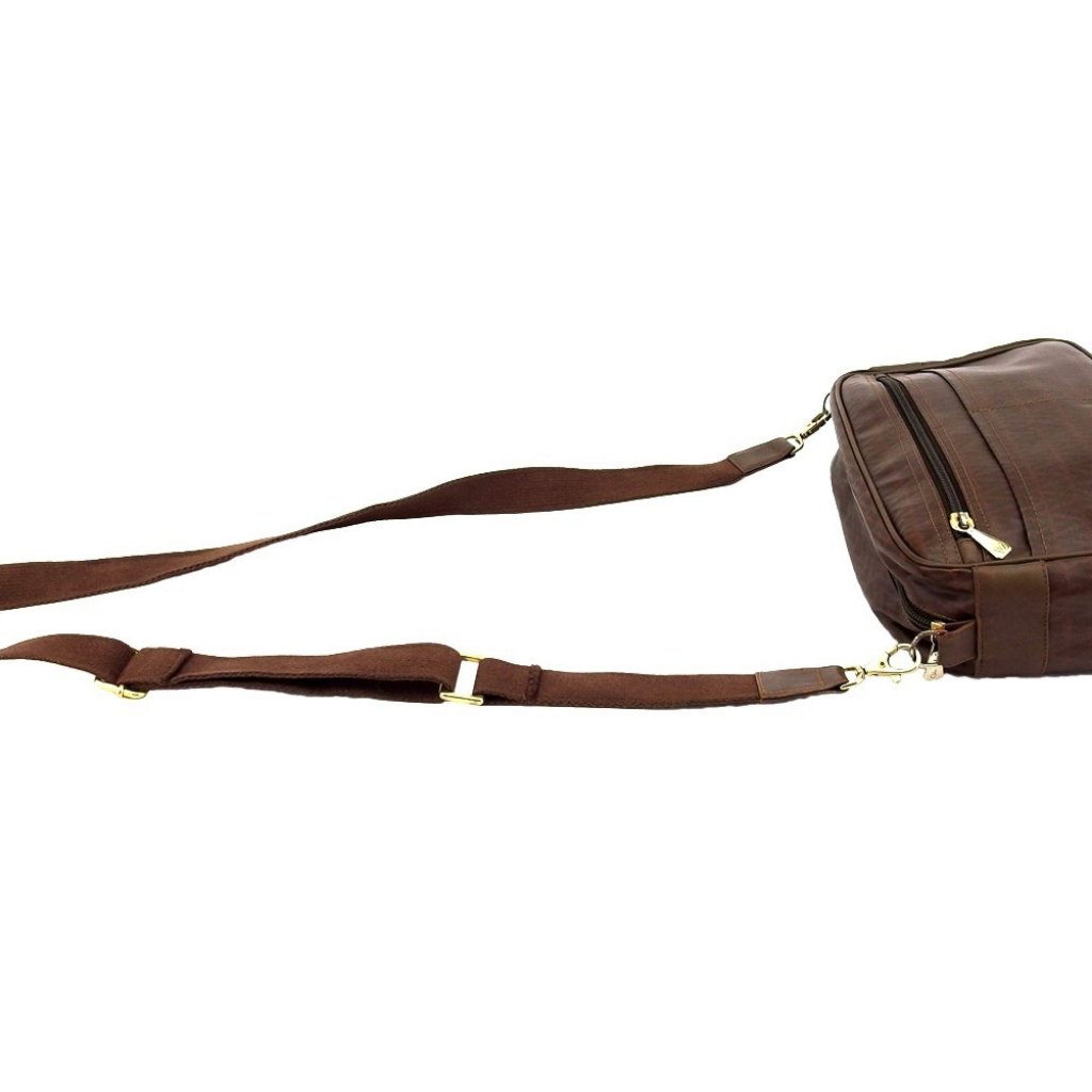 Mario Valentino Shoulder Bag Brown Gold Women Authentic Secondhand